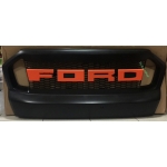 กระจังหน้า หน้ากระจัง ดำด้าน ตัวหนังสือ Ford สีส้ม ใส่ ฟอร์ด เรนเจอร์ All New Ford Ranger 2015  V.4 ส่งฟรี